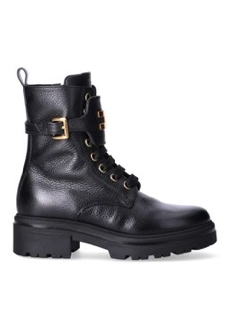 Anfibi con fibbia e logo ELISABETTA FRANCHI KIDS | F4A5 E0719 1251999
